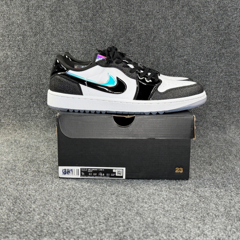 Jordan 1 Low Golf NRG Shoes Men's 11 Endless Pursuit Pack Black Retro‎ Spikeless